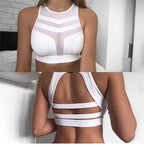 Workout Tank Top and Sports Bra for Running