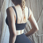 Yoga Sports Bra with Double Thin Straps Tank Top