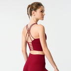 Women's Yoga Set with Sports Bra and High-Waist Leggings