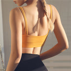 Yoga Sports Bra with Double Thin Straps Tank Top